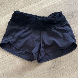 Girl Black Running Shorts Iviva